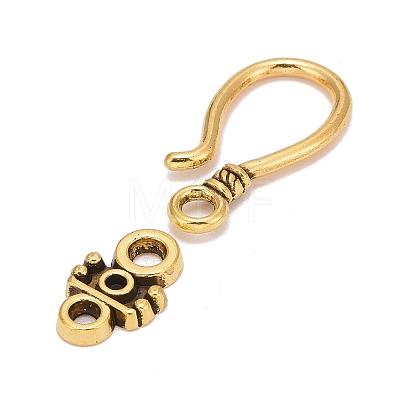 Tibetan Style Hook and Eye Clasps LS-GLF1278Y-1