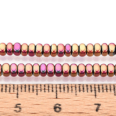 Electroplated Synthetic Non-magnetic Hematite Beads Strands G-T139-61G-1