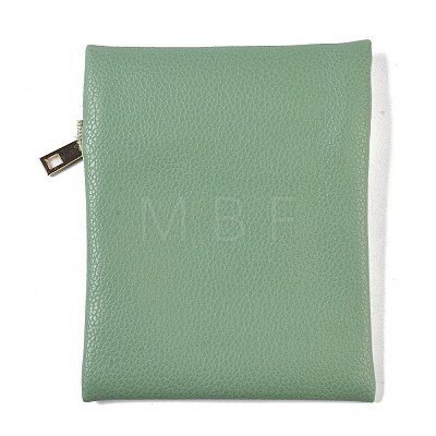 Imitation Leather Jewelry Storage Zipper Bags ABAG-G016-01C-06-1