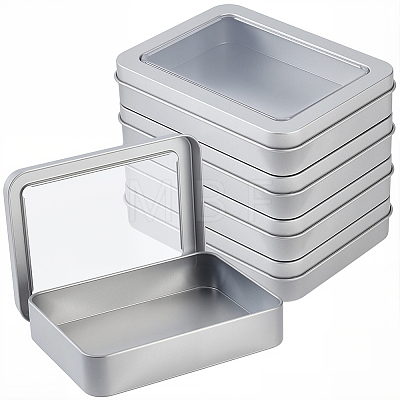 4Pcs Tinplate Box CON-CN0001-46-1