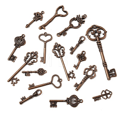 Tibetan Style Alloy Pendants FIND-D040-01R-1