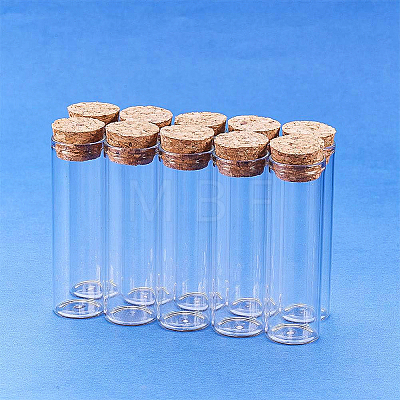 Empty Small Glass Cork Bottles AJEW-BC0003-05-1