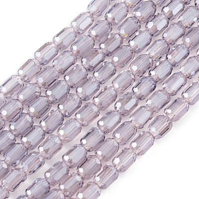 Electroplate Glass Beads Strands EGLA-D031-01V-1