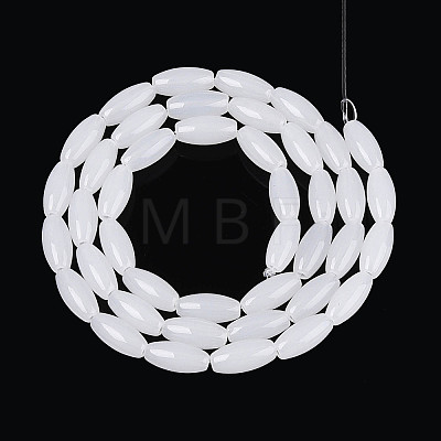 Imitation Jade Glass Beads Strands GLAA-T028-15J-02-1