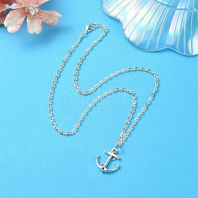 Iron Cable Chain Necklace Making MAK-YW0001-12-1