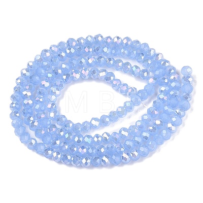 Electroplate Glass Beads Strands EGLA-A044-J2mm-B03-1