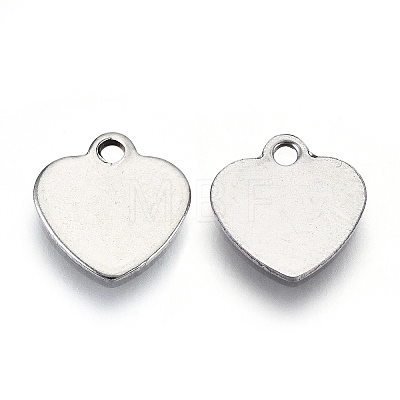 Non-Tarnish 201 Stainless Steel Charms STAS-R118-04-1