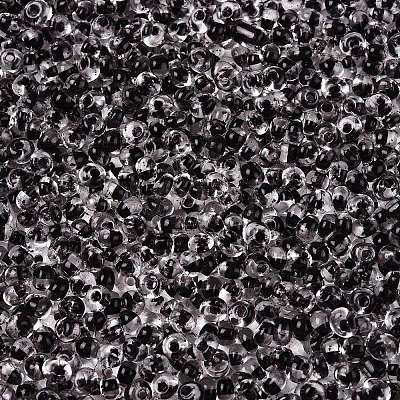 6/0 Inside Colours Transparent Glass Seed Beads X1-SEED-T007-07A-1