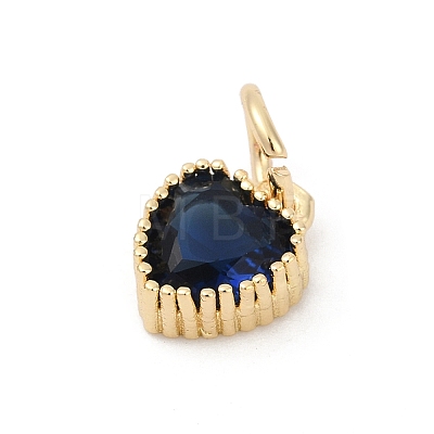 Brass Micro Pave Cubic Zirconia Pendants LS-KK-H204-01KCG-01-1
