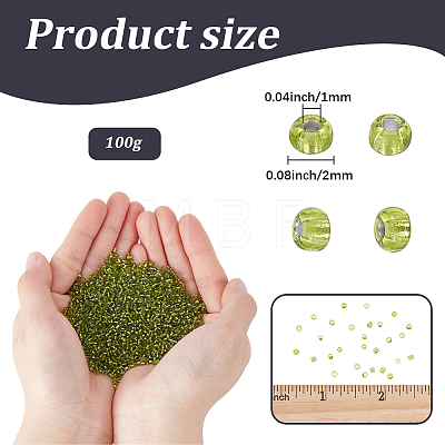 100G Glass Seed Beads SEED-SP0001-11C-1