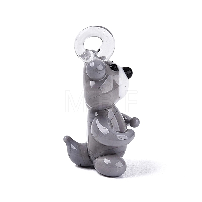 Handmade Lampwork Pendants LAMP-N034-24B-1