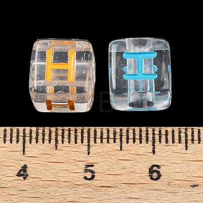 Acrylic European Beads MACR-I042-01H-1