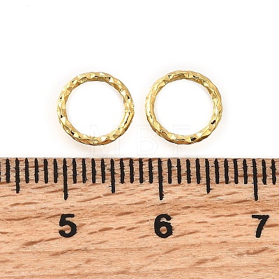 Brass Soldered Closed Rings KK-B147-05B-G-1