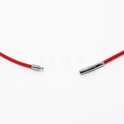Polyester Waxed Cords Necklace Making MAK-WH0009-05E-02-1