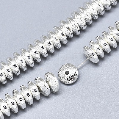 Electroplate Non-magnetic Synthetic Hematite Beads Strands G-S372-001-01S-1