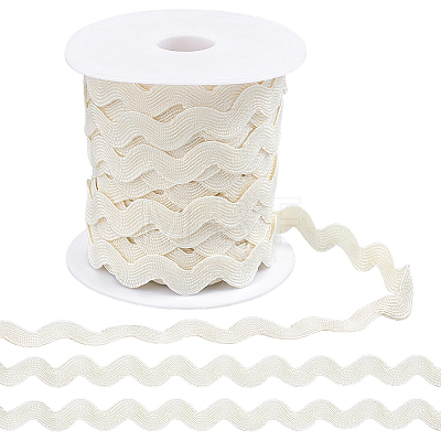 1 Roll Polyester Wave Bending Fringe Trim OCOR-ME0001-97B-1