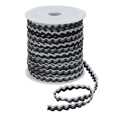 2 Bundles Polypropylene Wavy Fringe Trim Ribbon OCOR-FG0003-05D-1