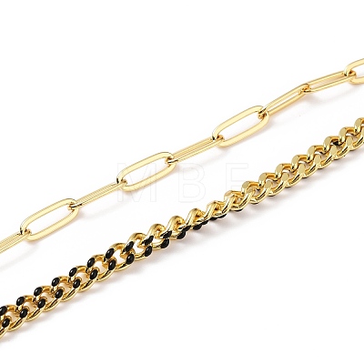 Chain Necklaces NJEW-JN03229-02-1