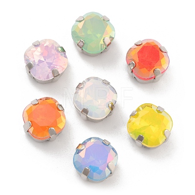 Square Opal Sew On Rhinestones RGLA-G024-07A-P-1