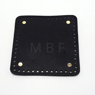 Square PU Leather Purse Bottom FIND-WH0082-74C-1