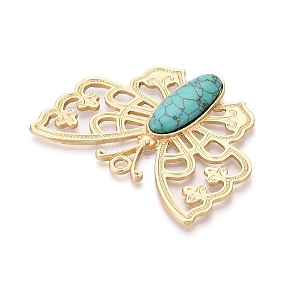 Alloy Pave Resin Big Pendants PALLOY-N179-76MG-1