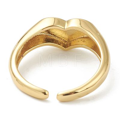 Brass Cuff Rings RJEW-G013-05G-1