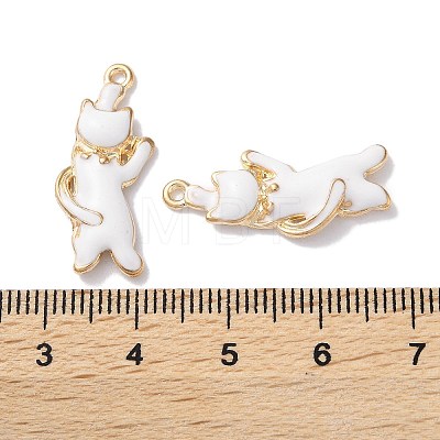 Alloy Enamel Pendants X-ENAM-O001-08J-G-1