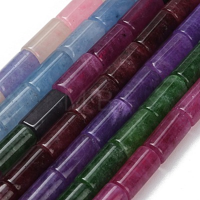 Dyed Natural Malaysia Jade Beads Strands G-C285-B01-01-1