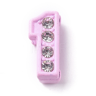 Alloy Rhinestone Slide Charms PALLOY-WH0070-23A-1