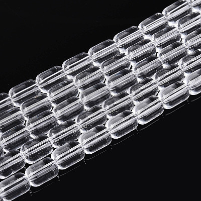 Transparent Glass Beads Strands GLAA-T028-14T-05-1