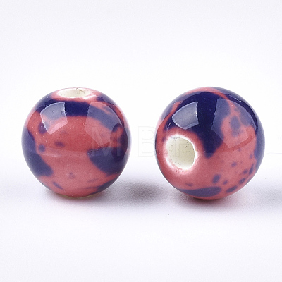 Handmade Porcelain Beads PORC-Q262-03I-1
