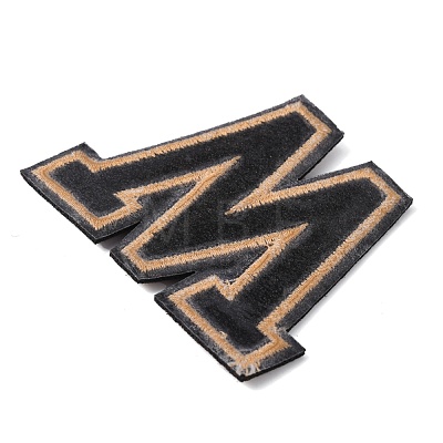 Polyester Computerized Embroidery Cloth Iron On Sequins Patches PATC-SZC0001-01W-1