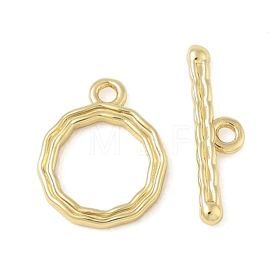 Brass Toggle Clasps KK-CBAFC6C-07A-G-1