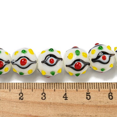 Handmade Lampwork Beads Strands LAMP-N025-05G-1