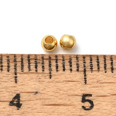 Brass Beads KK-Z062-01G-02-1