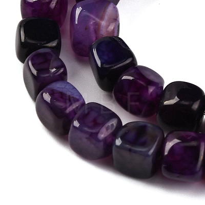 Natural Dragon Veins Agate Beads Strands G-G177-E10-01-1