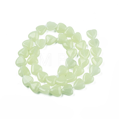 Synthetic Luminous Stone Beads Strands G-R190-10mm-32-1
