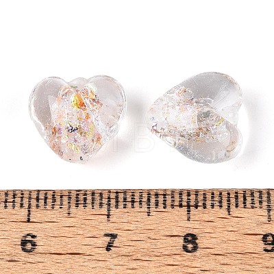 Handmade Foil Glass Beads FOIL-N029-09A-1