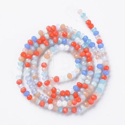 Glass Beads Strands GLAA-T006-09C-1