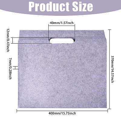 Rectangle Felt Purse Organizer Insert DIY-WH0899-816A-1