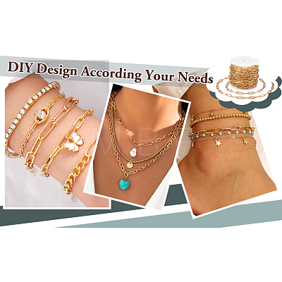  Chain Bracelet Necklace Making Kit CHS-TA0001-46-1