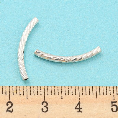 925 Sterling Silver Tube Beads STER-Q191-01A-S-1