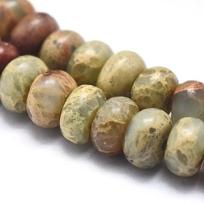 Natural Aqua Terra Jasper Beads Strands G-N0128-49-4mm-1