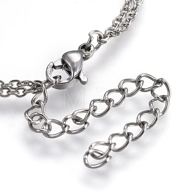 304 Stainless Steel Multi-strand Bracelets BJEW-L638-03P-1