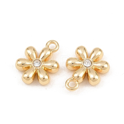 Rack Plating Alloy Rhinestone Pendants PALLOY-T096-08G-02-1