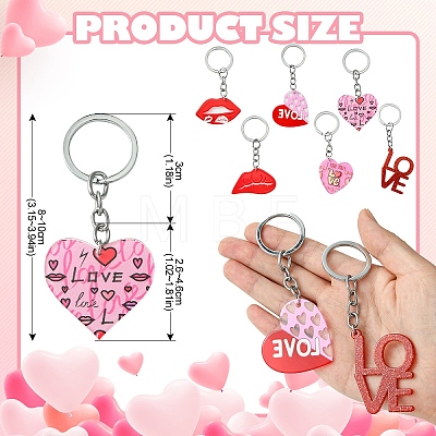 Valentine's Day Acrylic Keychain KEYC-YW00020-01-1