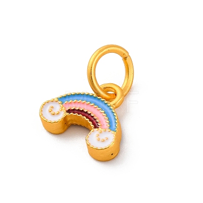 Alloy Enamel Charms ENAM-E362-12B-1