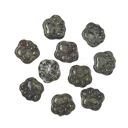 Natural Dragon Blood Carved Cabochons G-I395-A02-1