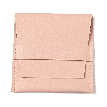Square PU Leather Jewelry Flip Pouches LS-PAAG-PW0007-11A-1
