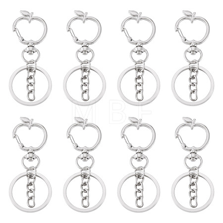 10Pcs Alloy Keychains KEYC-TA0004-76-1